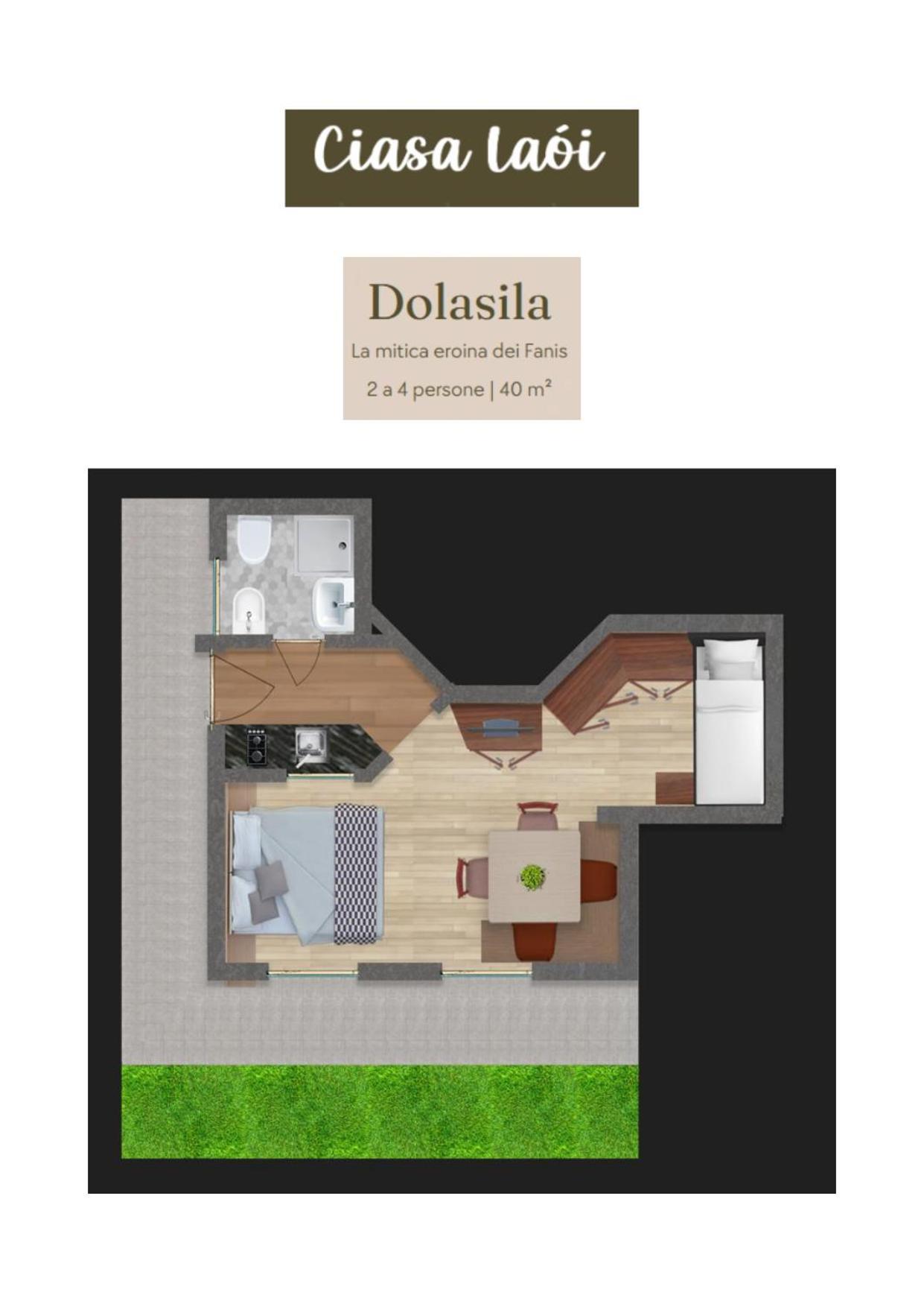 Apartment Ciasa Laoi San Cassiano  Exteriér fotografie