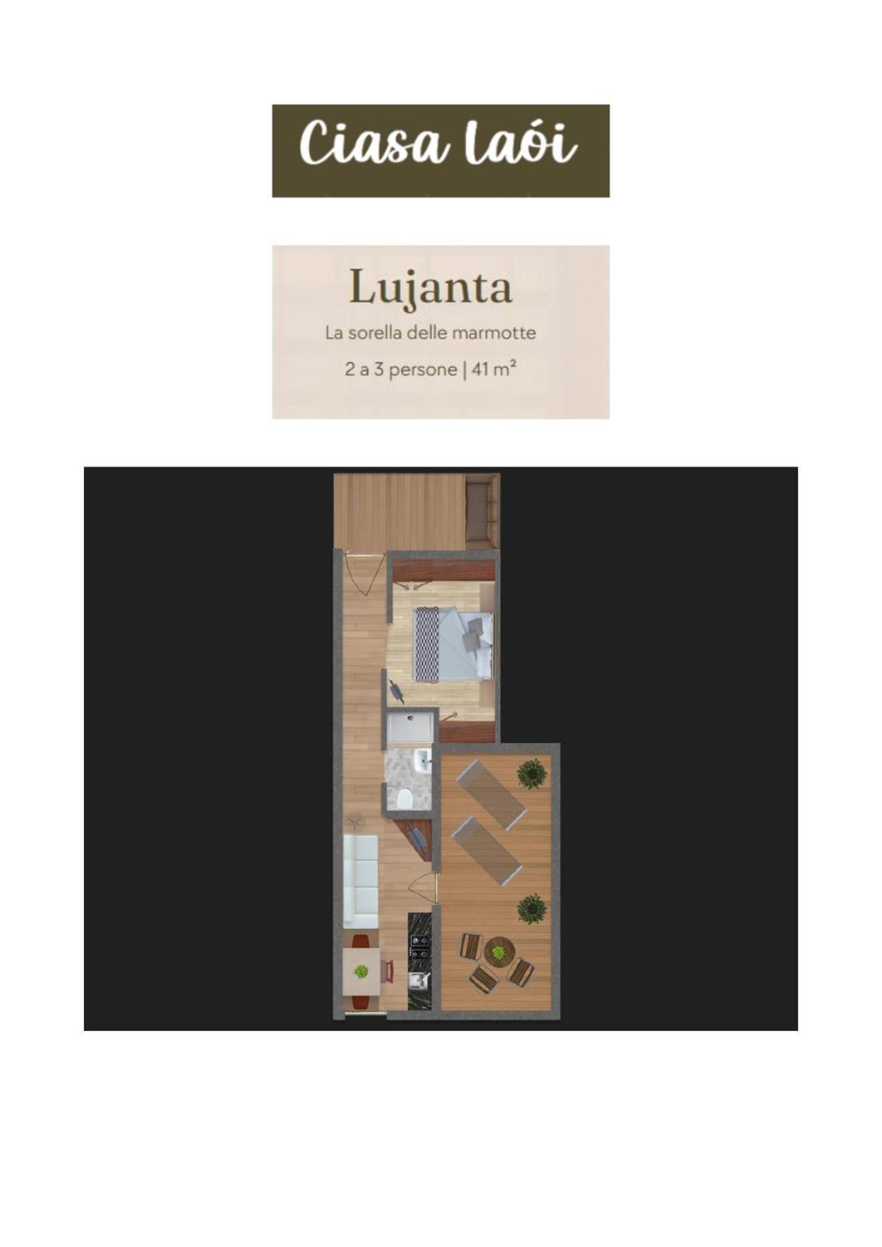 Apartment Ciasa Laoi San Cassiano  Exteriér fotografie