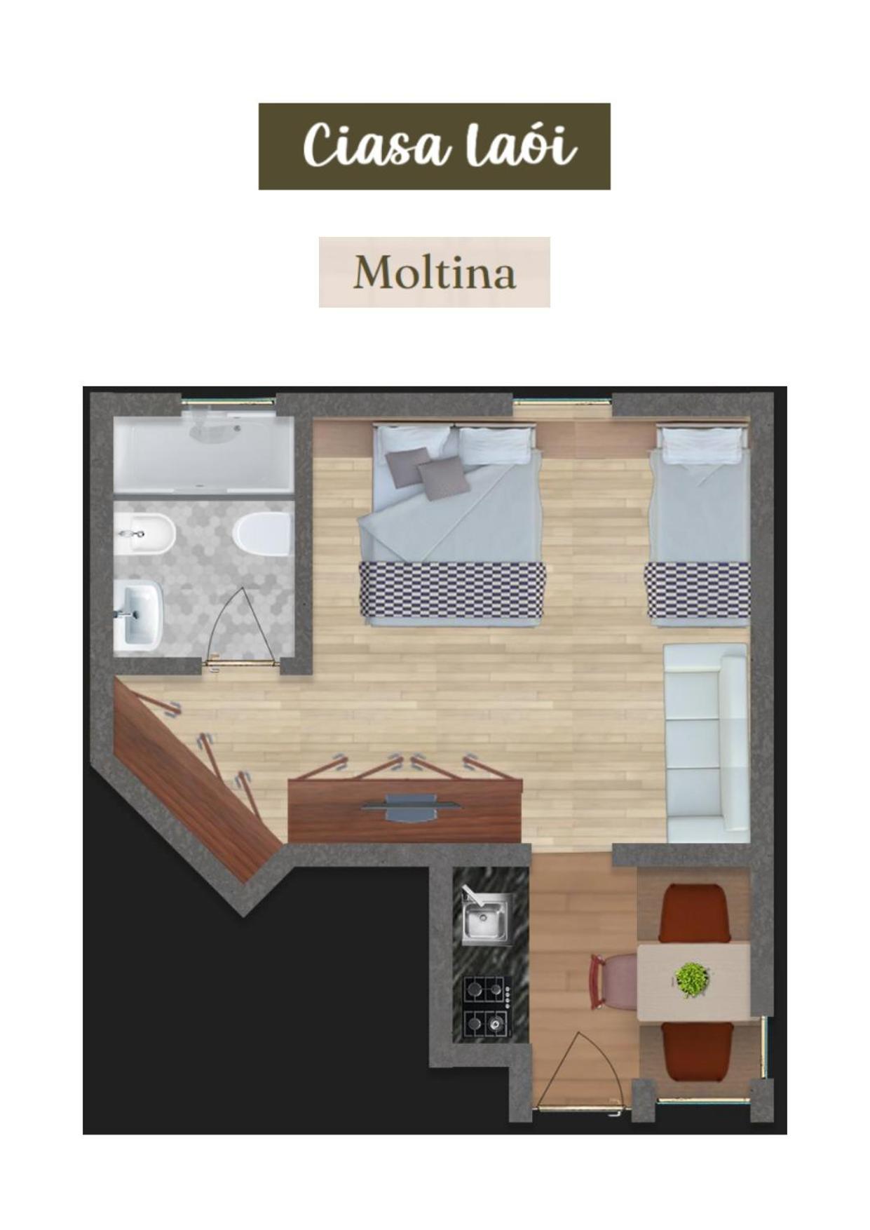Apartment Ciasa Laoi San Cassiano  Exteriér fotografie